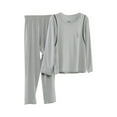 thumbnail image 1 of Cethrio Kids Boys Cotton Pajama Sets, Soft Long Sleeve Casual Comfy Boys' Sleepwear Sets Gray Size 14-16, 1 of 5