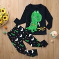 thumbnail image 1 of Cethrio Kids Boys Outfit Sets, 2 Piece Long Sleeve Sweatshirts and Sweatpants Set Dark Blue Size 3-4 T, 1 of 6