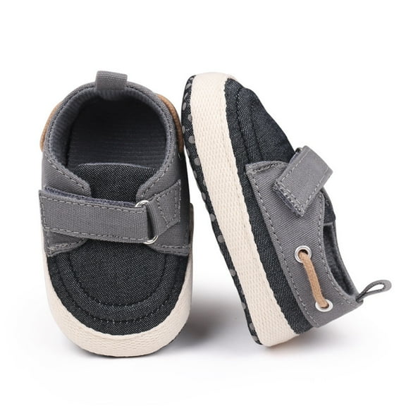 Cethrio Toddler Boys Sneakers, Casual Breathable Lightweight Non Slip Walker Shoes Gray Size 5.5 Toddler