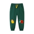 thumbnail image 1 of Cethrio Kids Boys Sweatpants, Drawstring Printed Cotton Casual Kids Jogger Pants Army Green Size 2 T, 1 of 2