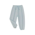 thumbnail image 1 of Cethrio Kids Boys Sweatpants, Elastic Waist Drawstring Casaul Athletic Jogger Pants Light Blue Size 3T, 1 of 2