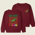 thumbnail image 1 of Cethrio Kids Boys Sweatshirts, Printed Long Sleeve Casual Pullover Tops Wine Size 6-7 T, 1 of 3