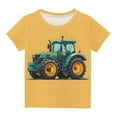 thumbnail image 1 of Cethrio Kids Boys T-Shirts, Print Crew Neck Short Sleeve Cute Summer Tops Multicolor Size 5-6 T, 1 of 4