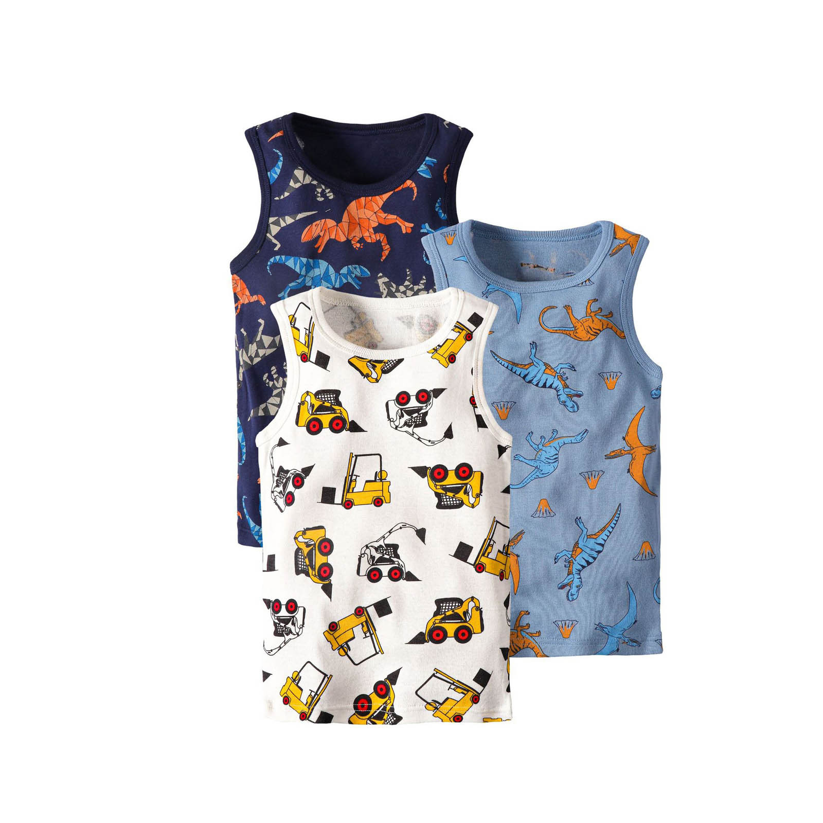 Cethrio Kids Boys Tank Tops 3 Piece Sports Cotton Sleeveless Graphic 