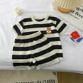 thumbnail image 1 of Cethrio Kids Girls Casual Shirts Set- Cute Fashion Cotton Short Sleeve Summer Clothes Suit Black Size 2-3 T, 1 of 9