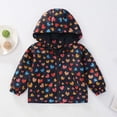 thumbnail image 1 of Cethrio Kids Girls Jackets with Zipper, Hooded Long Sleeve Casual Lightweight Fall Outerwear Black Size 2-3 T, 1 of 8