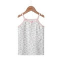 thumbnail image 1 of Cethrio Kids Girls Tank Tops, Comfy Soft Sleeveless Cotton Summer Clothes White Size 2 T, 1 of 3