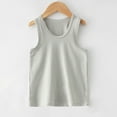 thumbnail image 1 of Cethrio Kids Girls Tank Tops, Soft Sleeveless Comfy Cotton Summer Clothes Gray Size 5 T, 1 of 6