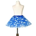 thumbnail image 1 of Cethrio Kids Girls Tutu Skirts, Dance Summer Elastic Waist Birthday Princess Skirts Blue Size 1-6 T, 1 of 3