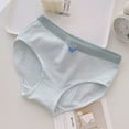 thumbnail image 1 of Cethrio Underwear for Girls, Breathable 2025 Mid Waist Cotton Girls Briefs Panties Light Blue Size 12-14 T, 1 of 3