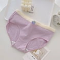 thumbnail image 1 of Cethrio Underwear for Girls, Cotton Breathable Mid Waist 2025 Girls Briefs Panties Purple Size 12-14 T, 1 of 3
