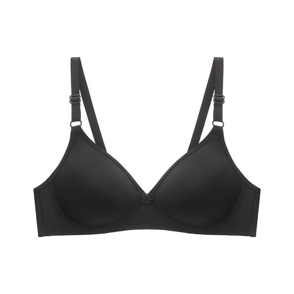 Cethrio Womens Comfy Fits Wirefree Bras 2025 Supportive Styles in the Latest Colors Lingerie, Black 38/85A