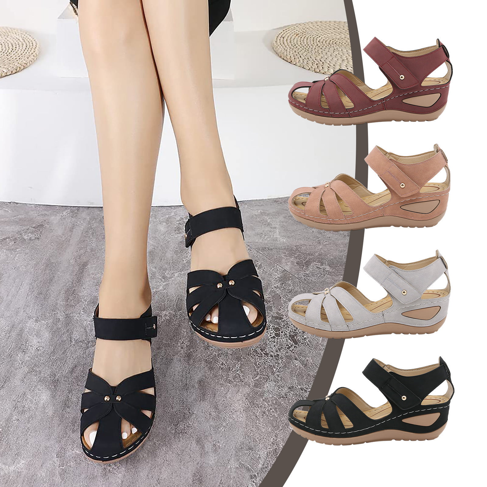 https://i5.walmartimages.com/seo/Cethrio-Womens-Summer-Comfort-Flats-Sandals-Wide-Width-Classical-Hollow-on-Clearance-Pink-Dressy-Sandals-Slides-Size-5-5_f971d6aa-df39-4b76-ada5-3ad6dde9b056.3f6d381c3b35f865b1a78987741ae130.jpeg