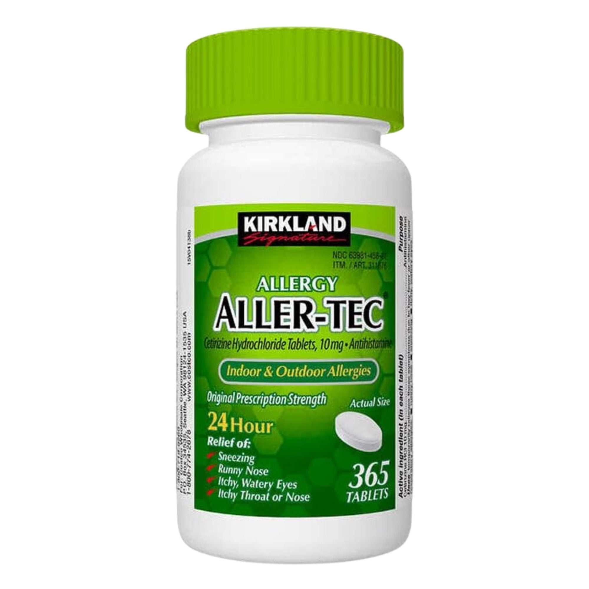 Cetirizine Hydrochloride Tablets 10 mg 365ct, Allergy Symptoms Itchy