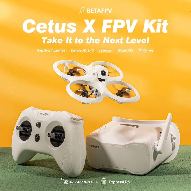 Cetus Betafpv One Key Takeoff Aerial Drones w/ Accessories 