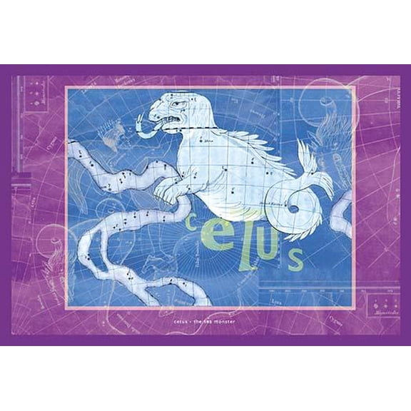 Cetus and Eridanus #2- Fine Art Canvas Print (20" x 30")