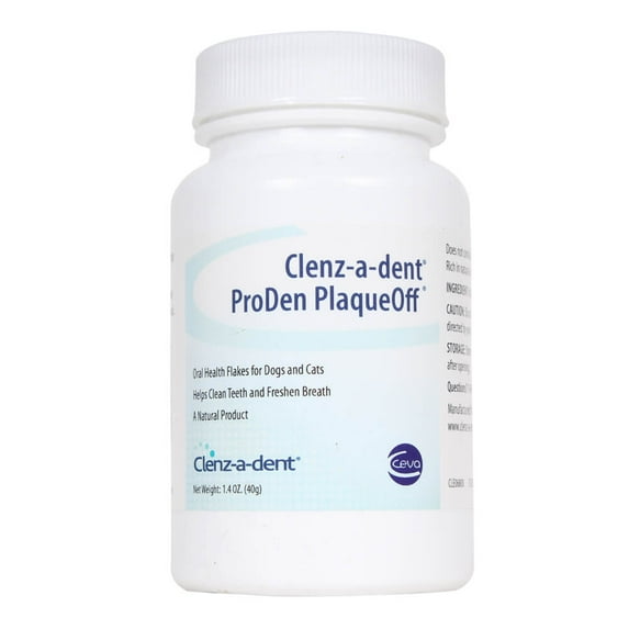 Clenz-A-Dent Plaqueoff Food Additive 40 g