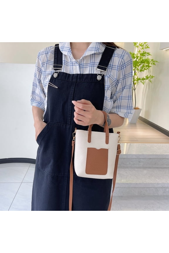 1 Pcs Women's Shoulder Bag Handbag Messenger Bag - P U Leather Fashion Casual Purse with Adjustable Strap for Work Dating Party Shopping Travel Beach Gift