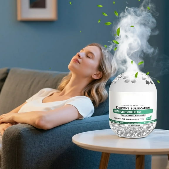 Cevemin 120g Air Purifying Box with Active Carbon and Crystals - Long-Lasting Odor and Dust Absorber for Home, Car, and Closet Indoor Use