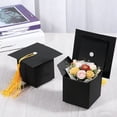 thumbnail image 1 of Cevemin 2 Pcs Graduation Cap Shaped Gift Box With Gold Tassel - For Packaging Sweets, Small Gifts, Graduation Party Decorations, 1 of 7