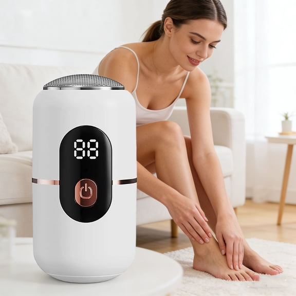 Cevemin 2-in-1 Electric Foot File Nail Grinder Automatic Dead Skin Callus Remover for Foot Care Home Use