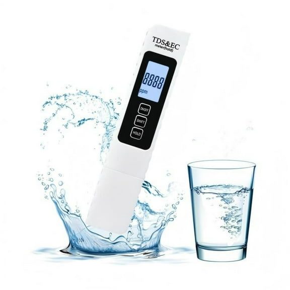 Cevemin 2025 Upgraded 3-in-1 Digital Water Quality Tester - Accurate EC & Temperature Measurement for Home, Pool, Drinking Water, RO Systems