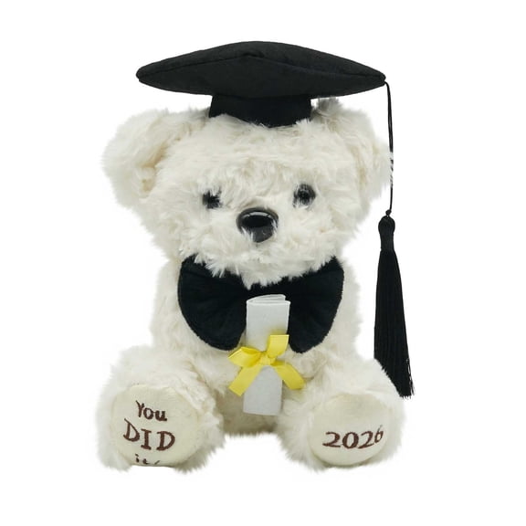 Cevemin 2026 Graduation Plush Bear With Doctor Cap Scroll Cute Souvenir Gift For Graduate