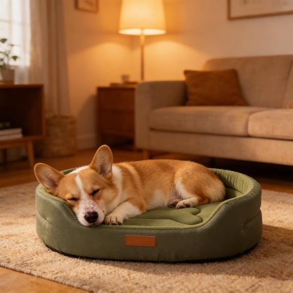 Cevemin 4 Seasons Waterproof Oxford Cloth Pet Bed Detachable Washable Non Slip Dog Cat Sleeping Mat Portable Cushion for Small Medium Pet