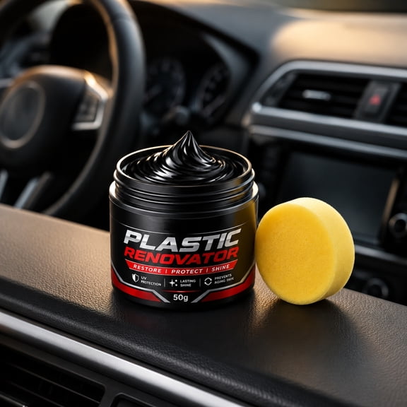 Cevemin 50g Automotive Plastic Refurbishment Wax Scratch Fading Repair Cream Protection Rubber Dashboard Polishing Paste