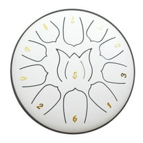 Cevemin 6-inch 11 Tone Hand Drum - Forget Worry Drum with 11 Unique Rhythms, Portable Design for Meditation and Relaxation