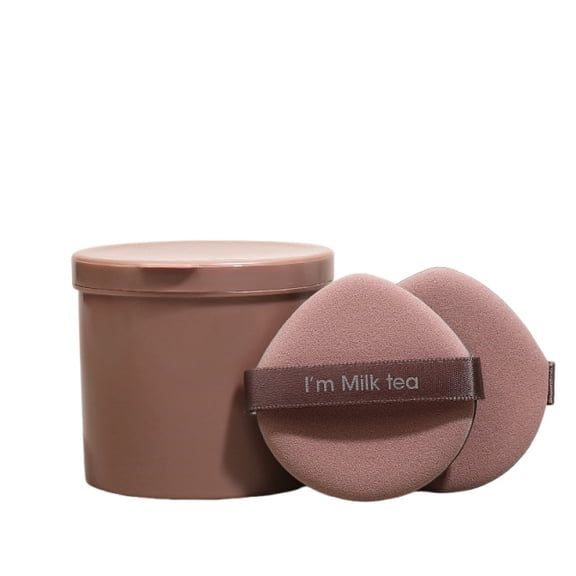 Cevemin 7 Pcs Cushion Puff with Storage Box - Wet and Dry Makeup Sponge for Foundation, Powder, and Concealer Application