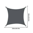 thumbnail image 1 of Cevemin 98 Inch Triangular Sun Shade Sail - Sun Protection Waterproof UV Resistant Easy Install Shade Cloth for Garden Pool Patio Backyard, 1 of 5