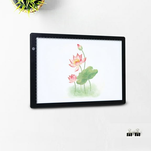Cevemin A4 LED Tracing Light Box - Portable USB Powered Copy Board with 3-Level & Stepless Dimming for Artists, Designing, Animation, Sketching