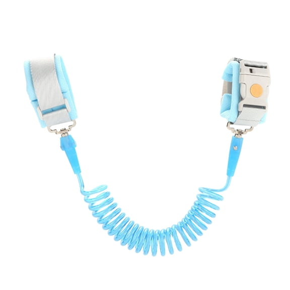 Cevemin Adjustable Safety Harness and Wrist Strap for Supervision - Polyurethane Wristband Leash with Soft Fabric, Compatible with Strollers and Carts for Safety in Crowded Places