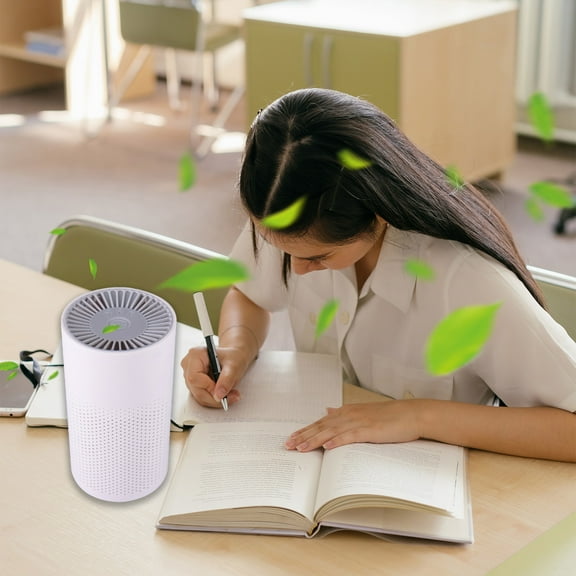 Cevemin Air Purifiers for Bedroom Home, Car Purifier Deodorizing USB Small Portable Desktop Home Purifier, Remove Smoke, Dust, Odors, Pollen