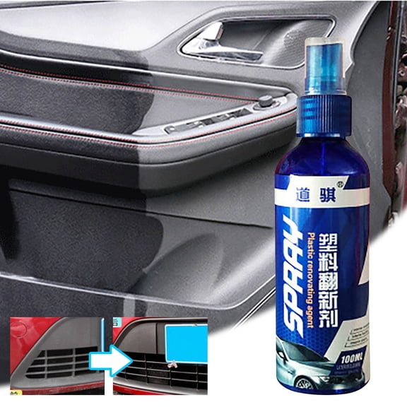 Cevemin Automotive Hydrophobic Polishing Agent Plastic Refurbishing Agent Reducing Agent 100ml - Ceramic Coating with Carnauba Wax for Car Interior and Exterior Protection
