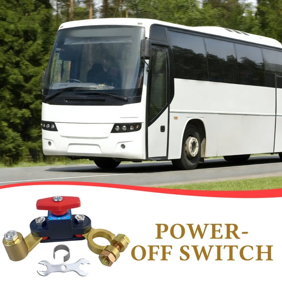 Cevemin Car Battery Power Cut-Off Breaker Adjustable Copper Transmission High Conductivity 12v-24v Disconnect Smart For Car Truck RV Boat