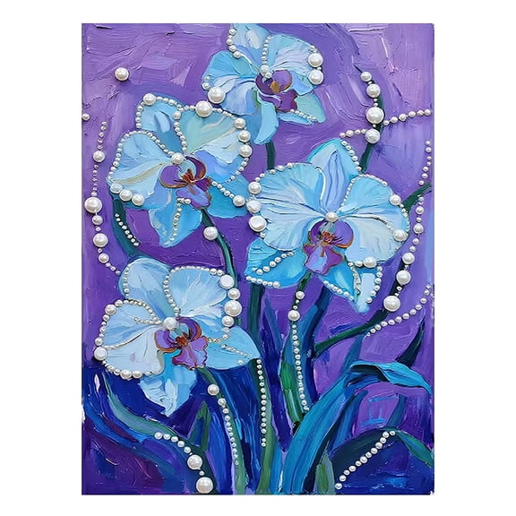 Cevemin DIY Pearl Painting Kit - Handmade Diamond Decorative Textured Art with Wood Frame for Home Wall Decor Crafting Experience (15.75 x 11.81 inches)