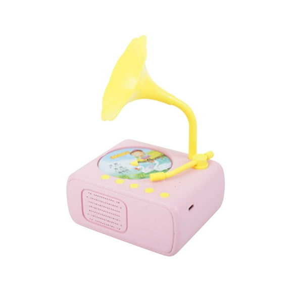 Cevemin Educational Music Phonograph with Bluetooth & Sound Card Playback - Early Learning Audio Device for Family Engagement & Home Entertainment