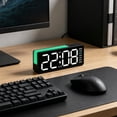 thumbnail image 1 of Cevemin Electronic Clock Multi Functional Digital Alarm Clock with Date Temperature Display LED Clock - Dual Power Supply Brightness Adjustment Sleek Design for Bedroom Living Room Office Use, 1 of 6