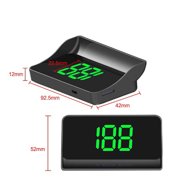 Cevemin GPS HUD Head-Up Display Speedometer MPH Indicator - High-Precision Real-Time Speedometer Large HD Screen with Multiple Indicators Plug-and-Play for Car Truck SUV Motorcycle