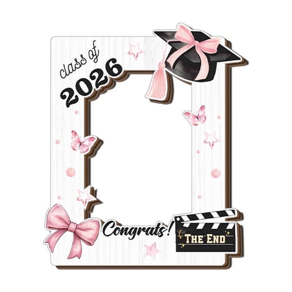 Cevemin Graduation Memorial Wooden Photo Frame - Doctoral Hat Scroll Shape Commemorative Wooden Picture Frame to Celebrate Academic Achievements for Graduation Party Gifts Home Office Desk Decor