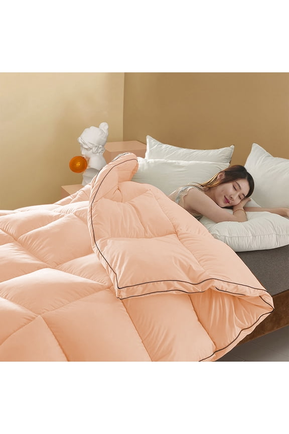 Machine Washable Lightweight Cooling Quilt - 98% Cotton 2% Spandex, 78.74x59.05 Inches for Air Conditioned Rooms and Hot Sleepers