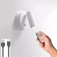 thumbnail image 1 of Cevemin Magnetic Rechargeable 360° Rotatable LED Wall Sconce Indoor Bedroom Reading Ambient Light, 1 of 5