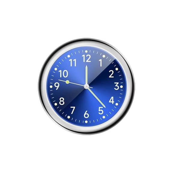 Cevemin Mini Car Dashboard Clock - 1.57 Inch Magnetic Analog Luminous Vent Clock for Car Motorcycle Home Decor
