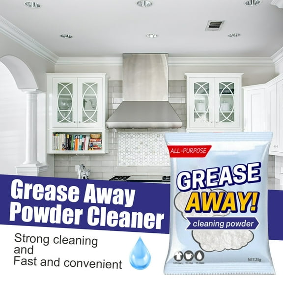 Cevemin Multifunctional Kitchen Decontamination Powder Cleaner | Stainless Steel Safe, Grease & Odor Eliminator | Eco-Friendly Quick Cleaning Solution 2025