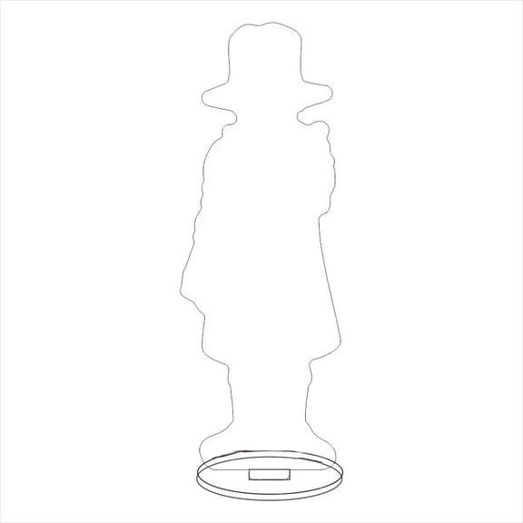 Cevemin Personalized Custom Human Figure Standee - Unique Photo Cutout Signage for Parties Events Home Decor Desk Display