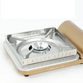 thumbnail image 1 of Cevemin Portable Folding Stove Windscreen - Stainless Steel Windshield for Outdoor Camping Picnic Cooking Gear, 1 of 9