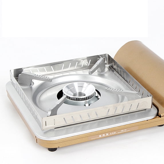 Cevemin Portable Folding Stove Windscreen - Stainless Steel Windshield for Outdoor Camping Picnic Cooking Gear