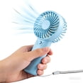 thumbnail image 1 of Cevemin Portable Handheld Fan - Battery-Powered Mini Desktop Fan with Hanging Hole for Personal Cooling at Home Office Travel Outdoor, 1 of 9